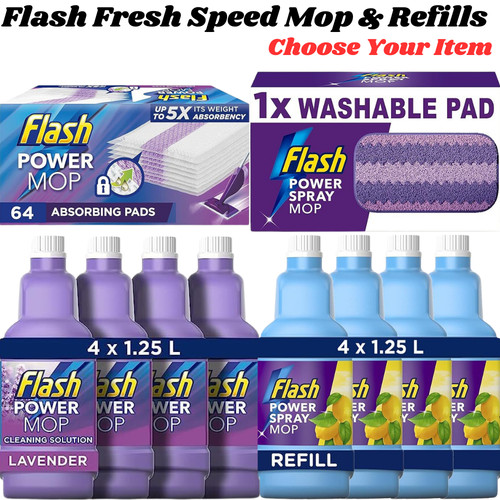 Flash fresh speed mop refill - fresh, mop&refill