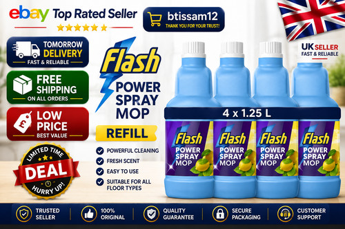 Pack flash speed mop refills - 4,