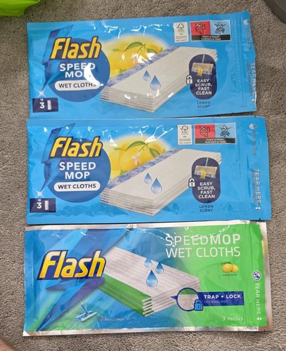 Flash speed mop 3xwet cloths - flash,